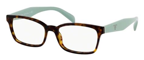 prada glasses vpr 18t|Prada VPR18T Rectangle Glasses .